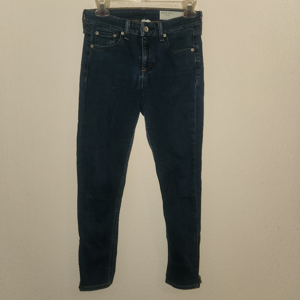 Rag and Bone Cate Mid-Rise Ankle Skinny 26
